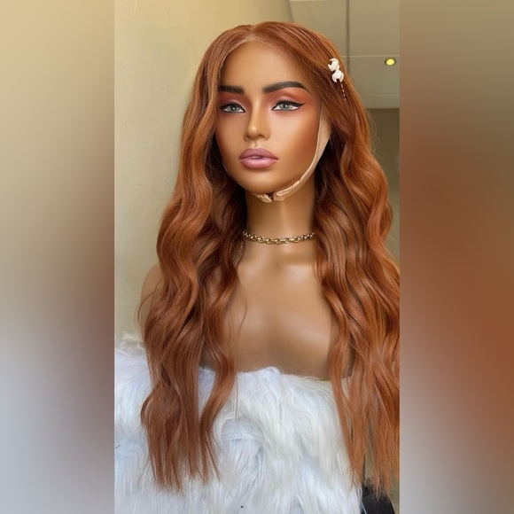 Auburn Wavy Hair Wig - Picture 1 of 1